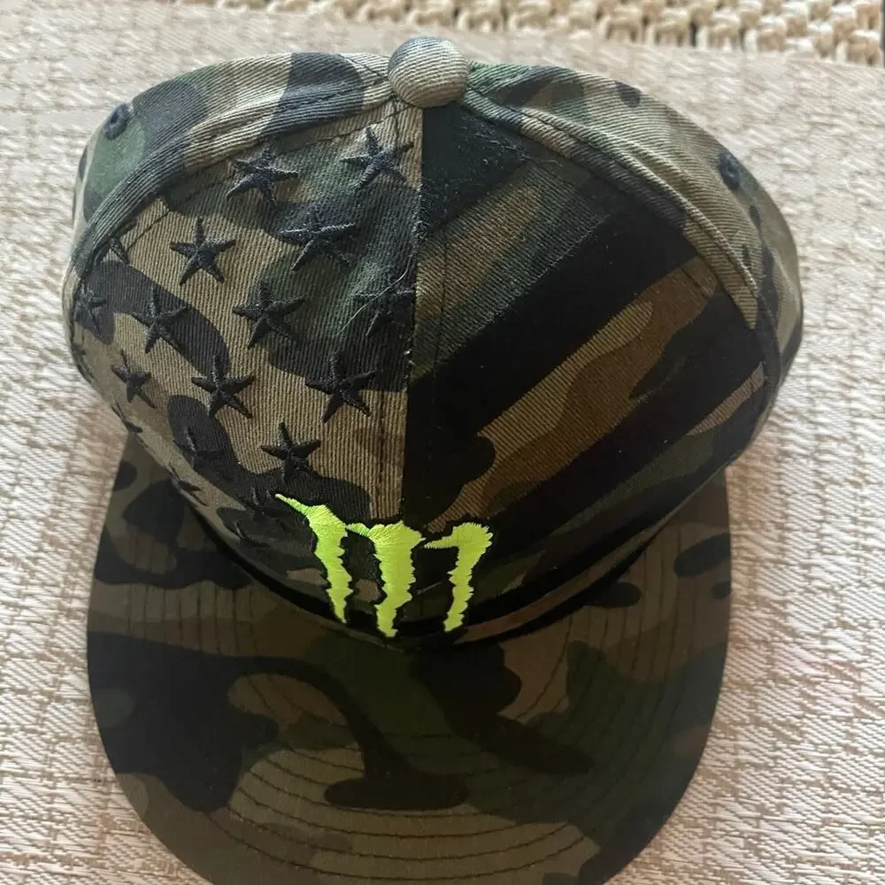 Monster Energy Camo Hat New *Exclusive*